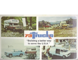 1973 Chevrolet Trucks Postcard