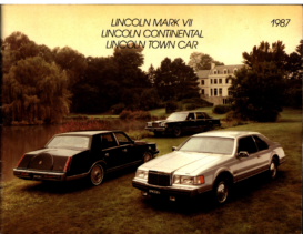 1987 Lincoln Full Line CN FR