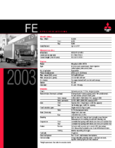 2003 Mitsubishi Fuso FE