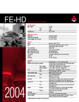 2004 Mitsubishi Fuso FE-HD Specs