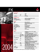 2004 Mitsubishi Fuso FK Specs