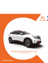 2020 Citroen Car Prices-Specifications
