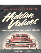 1954 Plymouth Hidden Values