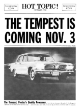 1961 Pontiac Tempest Hot Topics