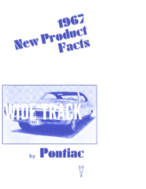 1967 Pontiac New Product Facts
