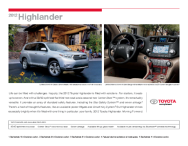 2012 Toyota Highlander V2