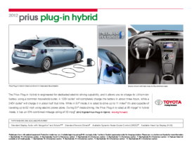2012 Toyota Prius Plug In Hybrid
