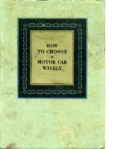 1928 Buick-How to Choose a Motor Car Wisely-Booklet