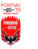 1970 Pontiac Firebird Pocket Facts