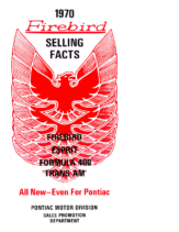 1970 Pontiac Firebird Selling Facts