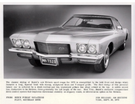 1971 Buick Riviera Press Release