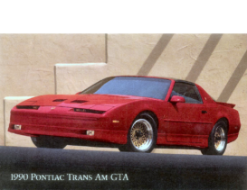 1990 Pontiac Postcards