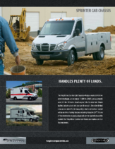 2010 Freightliner Sprinter Cab Chassis Data Sheet