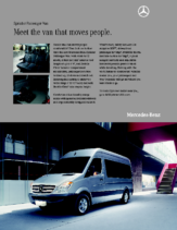2010 Mercedes-Benz Sprinter Passenger Van Data Sheet
