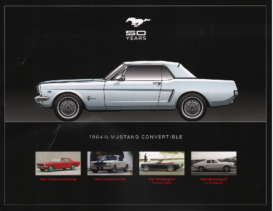 2015 Ford Mustang 50th Anniversary Cards