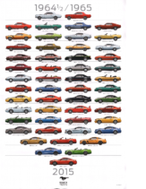 2015 Ford Mustang 50th Anniversary Poster