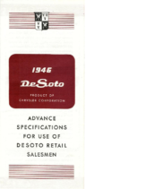 1946 DeSoto Advance Information Folder