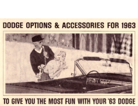 1963 Dodge Options & Accessories Catalog