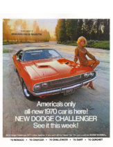 1970 Dodge Newspaper Insert
