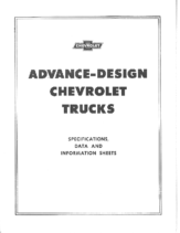 1947 Chevrolet Advance-Design Trucks Data Sheets