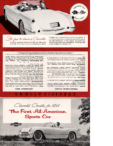 1954 Corvette Foldout (Red)