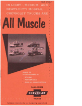 1957 Chevrolet Trucks-All Muscle Booklet