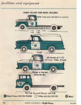 1958 Edsel Ford Trucks for Edsel Dealers