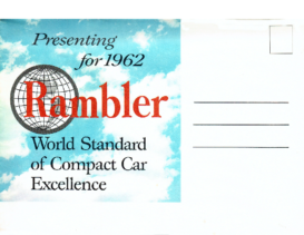 1962 AMC Rambler Foldout Mailer
