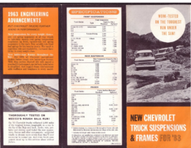 1963 Chevrolet Truck Suspensions Booklet