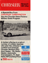 1965 Chrysler Military Sales Foldert