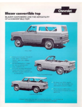 1969 Chevy Blazer Convertible Top Sheet
