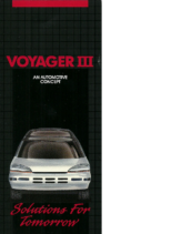 1990 Chrysler Voyager III Concept