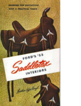 1953 Ford Saddletex Interiors