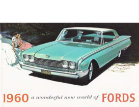 1960 Ford Full Line Foldout