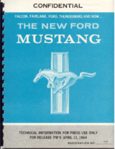 1964½ Ford Mustang Press Packet