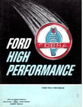 1965 Ford High Performance Catalogue