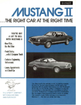 1974 Ford Mustang II Sales Guide