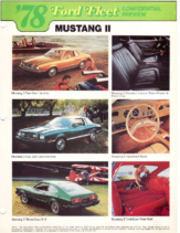 1978 Ford Mustang II Dealer Facts