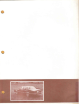 1980 Ford Fairmont Car Facts Booklet
