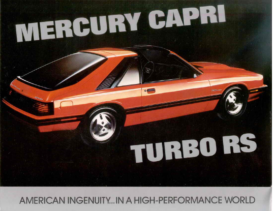 1983 Mercury Capri Turbo RS Folder