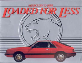 1985 Mercury Capri GS Mailer