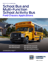 2022 Ford School Bus Chassis Applications