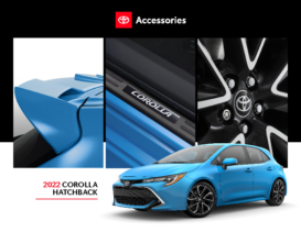 2022 Toyota Corolla Hatchback Accessories