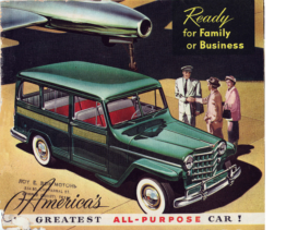 1953 Jeep Deluxe Station Wagon Foldout