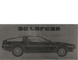 1981 DeLorean Foldout