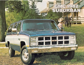 1982 GMC Suburban Foldout
