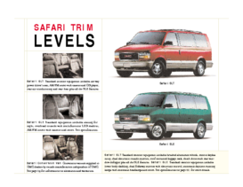 2000 GMC Safari Spec Sheet