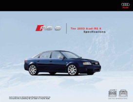 2003 Audi RS 6 Specs