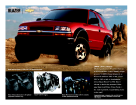 2004 Chevrolet Blazer Spec Sheet