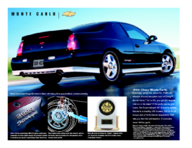 2004 Chevrolet Monte Carlo Spec Sheet